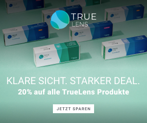 20% Rabatt auf TrueLens Produkte