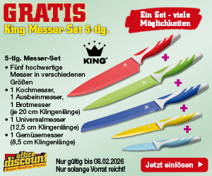 Gratis King Messer-Set-5-tlg.